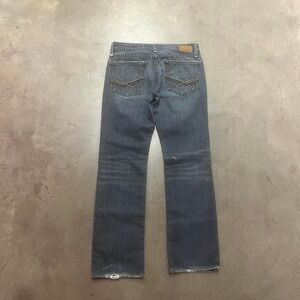 BKE Aiden men's blue embroidered pocket jeans casual outdoors 30